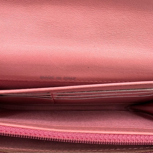 Authentic Chanel pink lamb skin long wallet ❤️ - Picture 8 of 12